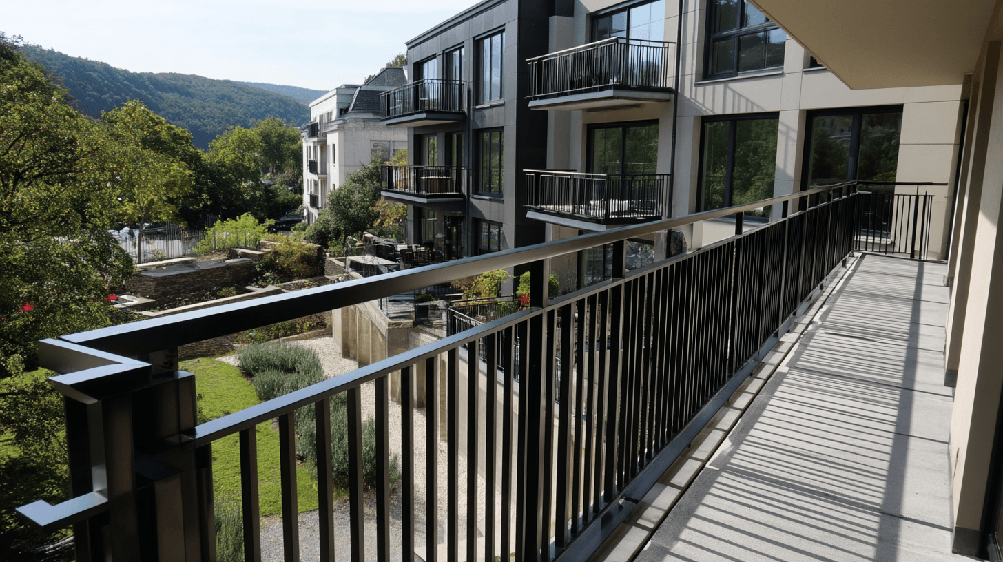 Aluminum Railing System Front View