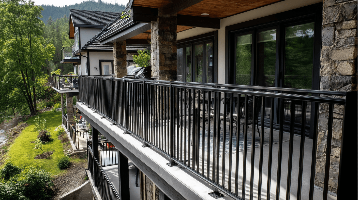Aluminum Railing System Side View