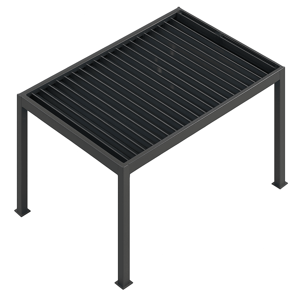 Luxa700 Pergola Technical Drawing