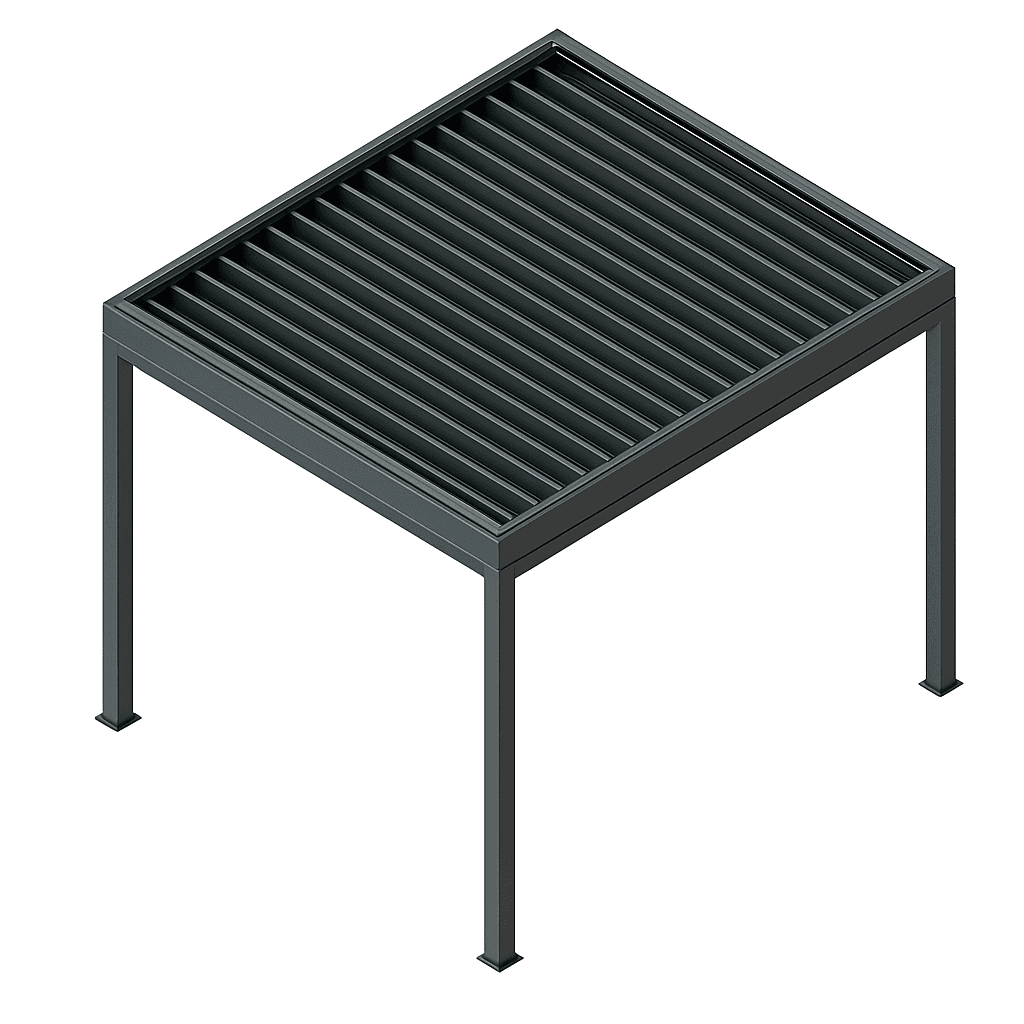 Luxa800 Pergola Technical Drawing