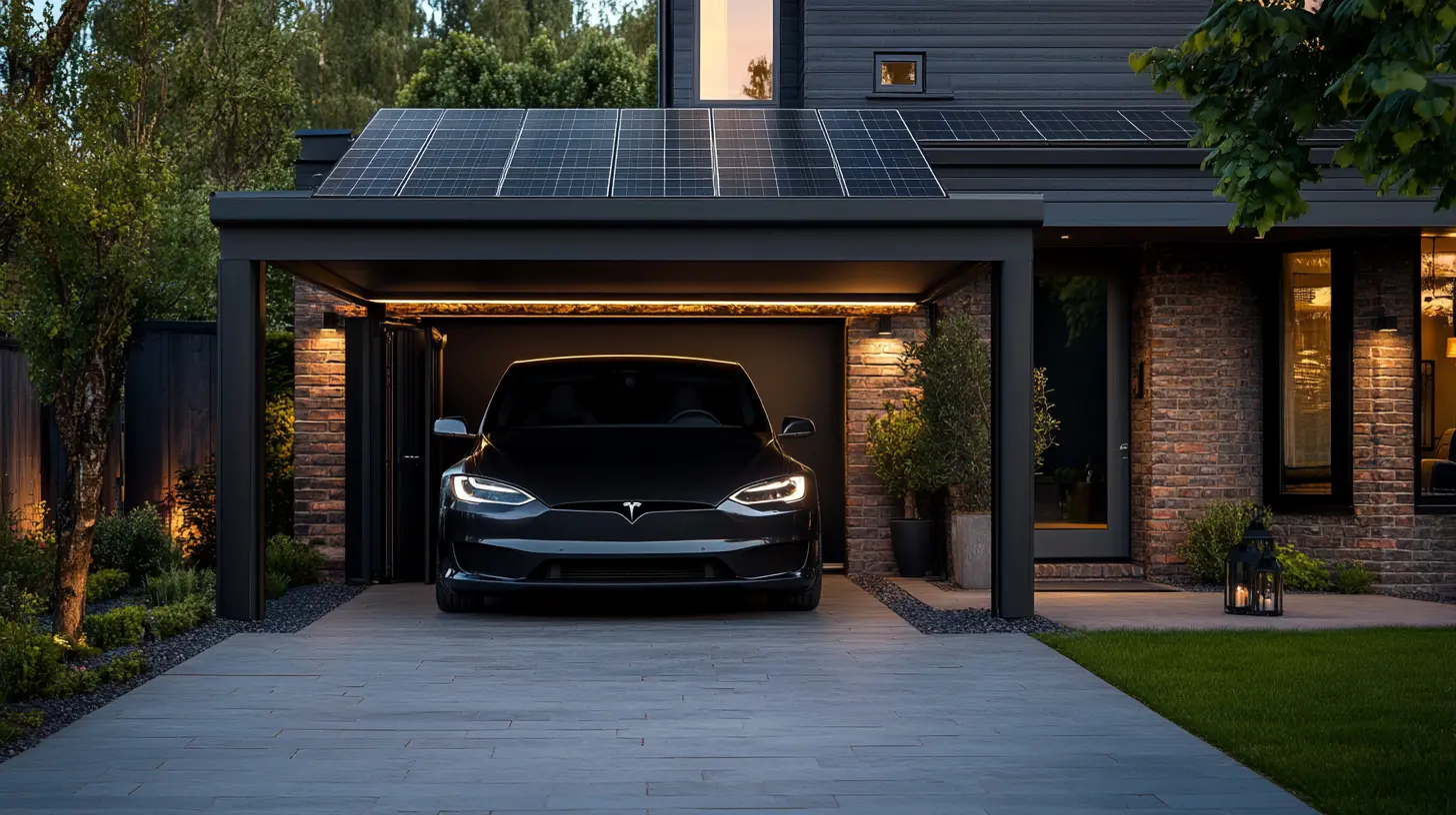Carport with Integrated Solar Roof