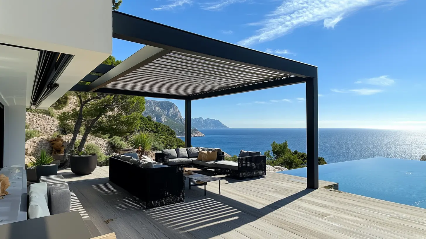 Luxa800 Slat System Free Pergola
