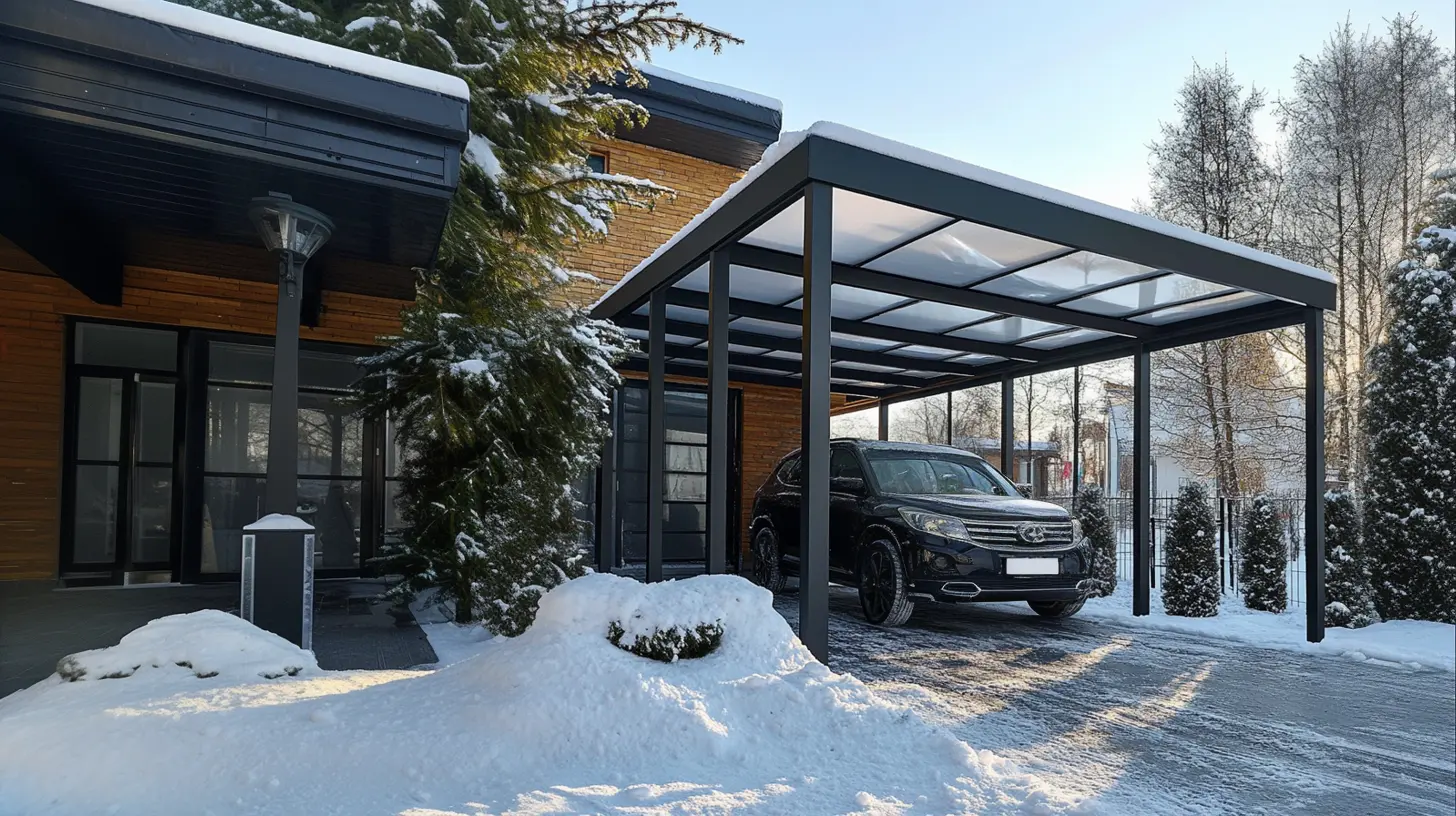 Carport with Solar Panels